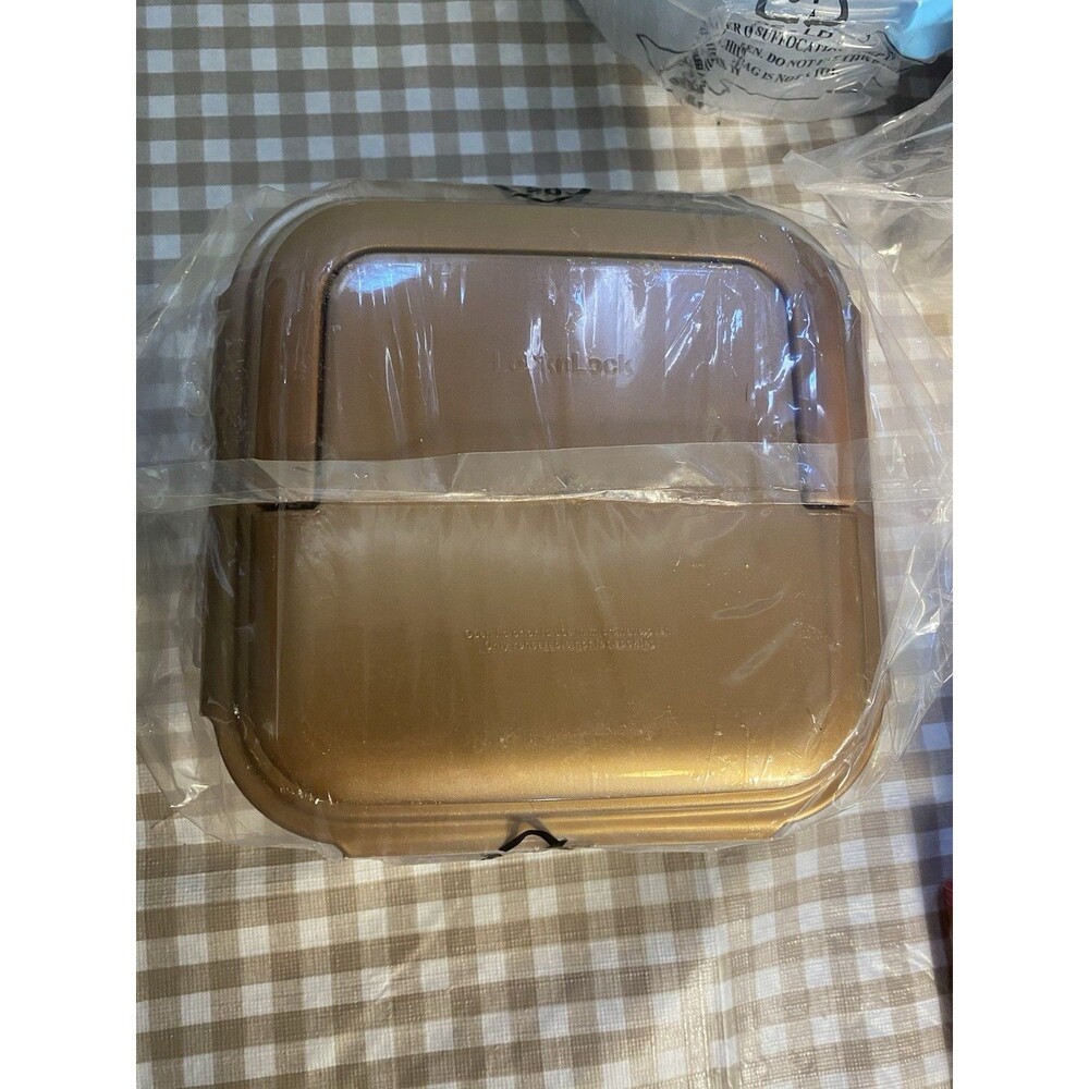 Lock N Lock Tupperware. 3pc Set. Square, Round And Rectangle. New In Plastic. - Picture 5 of 5